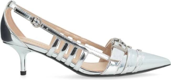 Pinko Spiegelende leren pumps met gesp