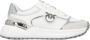 Pinko Witte Leren Sneakers Lente Zomer Collectie White Dames - Thumbnail 8