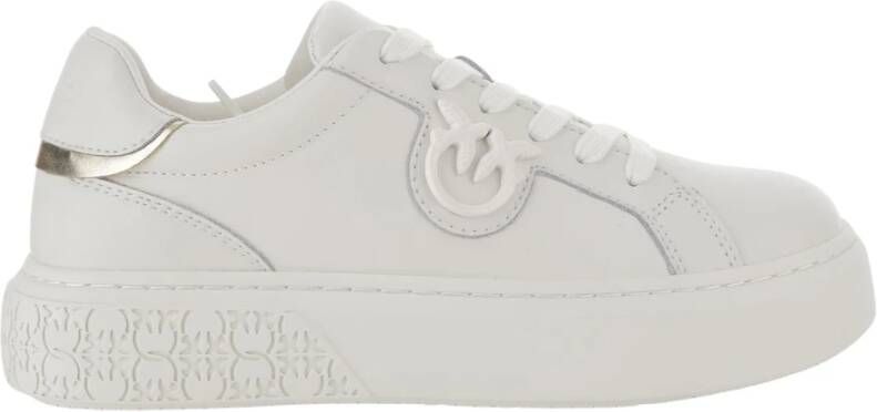 pinko Stijlvolle Sneakers in Roze White Dames