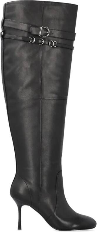 Pinko Stiletto Enkellaarsjes met Gespdetail