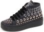 Pinko Studded Donkergrijze Wedge Sneakers - Thumbnail 1