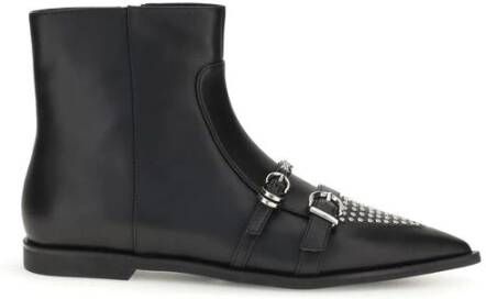 Pinko Studded Enkellaarzen met Rock Touch