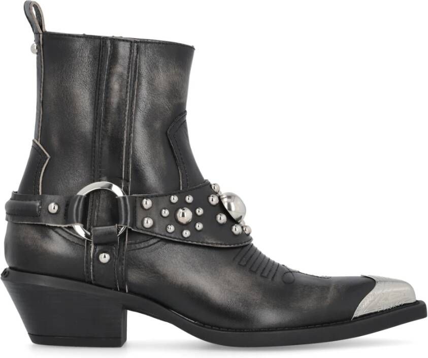 pinko Tex 07 Enkellaarzen Black Dames