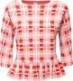 Pinko Top met boothals en 3 4 mouwen - Thumbnail 1