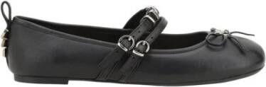 pinko Verstelbare Boog Ballerina's voor alledaagse elegantie Black Dames