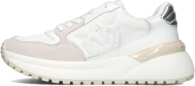 PINKO Lage Sneakers Dames Gem 07 Maat: 39 Materiaal: Leer Kleur: Wit