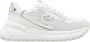 Pinko Witte leren sneakers met Love Birds-logo - Thumbnail 1
