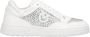 Pinko Witte Leren Strass Sneakers - Thumbnail 1