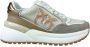 Pinko Witte Mesh Leren Sneakers Love Birds Multicolor Dames - Thumbnail 1