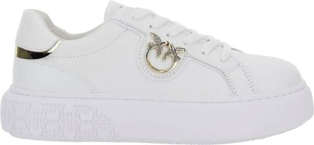 Pinko Witte Sneaker Yoko 01 White Dames