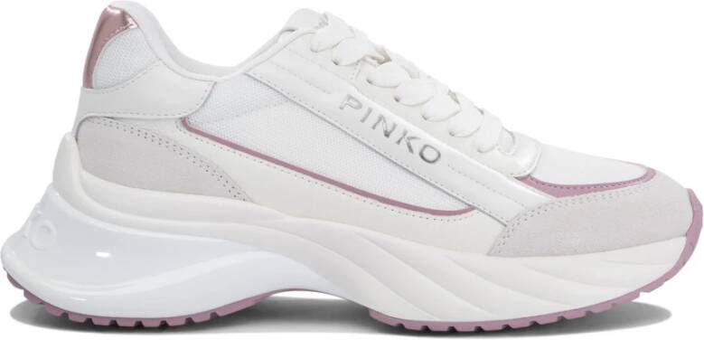 Pinko Witte Sneakers Stijlvol Comfortabel Modern Ontwerp