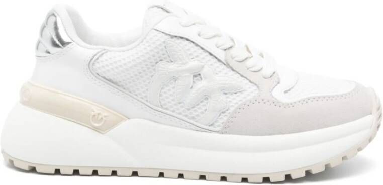 PINKO Lage Sneakers Dames Gem 07 Maat: 36 Materiaal: Leer Kleur: Wit