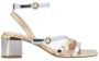 Pinko Zilveren en gouden sandalen met chunky hak Gray Dames - Thumbnail 1