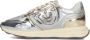 Pinko Zoe 01 Sneakers Dames Leren Sneaker Metallic - Thumbnail 2