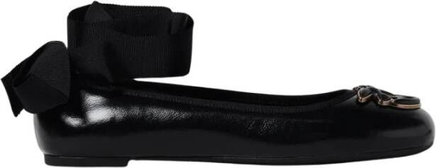 Pinko Zwarte Ballerina Flats met Strik