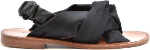 Pinko Zwarte Eenvoudige Dames Sandalen Lente Zomer