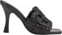 Pinko Zwarte Geweven Stiletto Sandaal Black Dames - Thumbnail 6