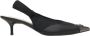 Pinko Zwarte Slingback met Metalen Pijlneus Black Dames - Thumbnail 8