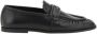 Pinko Zwarte Leren Love Pump Loafers - Thumbnail 1