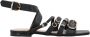 Pinko Slippers & Mules Leather sandals 'Marli' in zwart - Thumbnail 2
