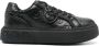 Pinko Zwarte Leren Sneakers voor Vrouwen Black Dames - Thumbnail 5
