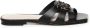 Pinko Zwarte sandalen met bandjes en Love Birds Black Dames - Thumbnail 1