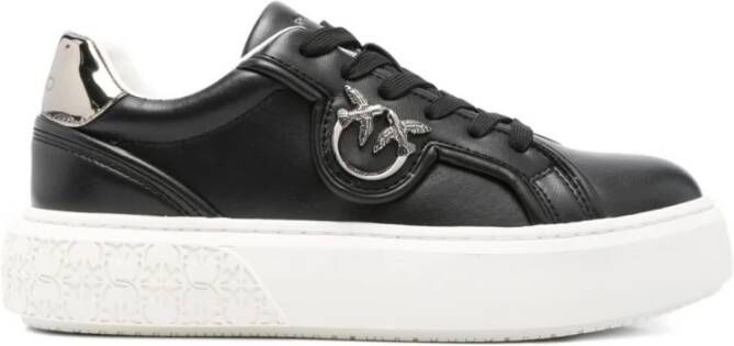 Pinko Zwarte Sneakers Aw25