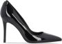 Pinko Zwarte Leren Pumps voor Vrouwen Black Dames - Thumbnail 5