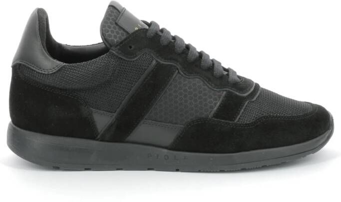 Piola Comfortabele Lage Sneakers Vida Black Heren