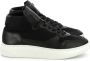 Piola Hoge Top Sneakers Cayma High Black Heren - Thumbnail 1