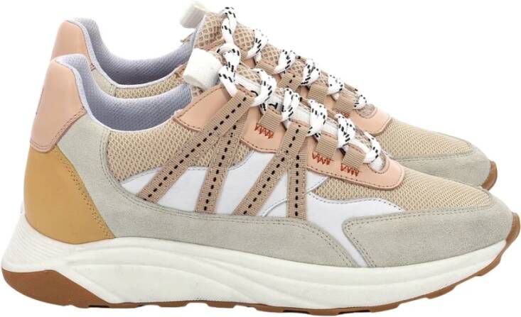 Piola Ica Lage Sneakers Beige Dames