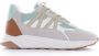 Piola Ica Lage Sneakers Leer Vetersluiting Multicolor Dames - Thumbnail 2