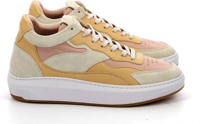 Piola Piura Mid Hoge Sneakers Beige Dames