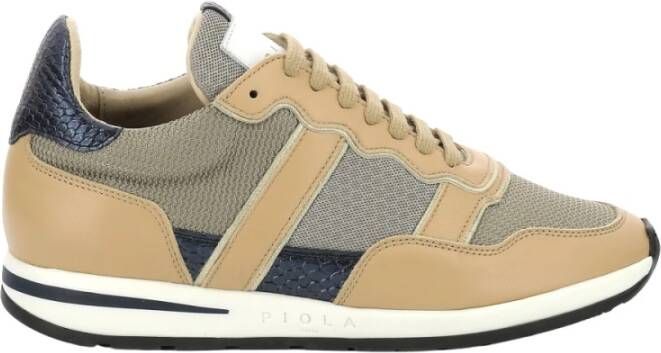 Piola Vida Lage Sneakers Brown Dames