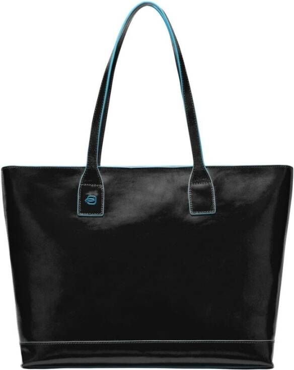 Piquadro Zwarte boodschappentas met iPad mini comparti t