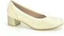 Pitillos Beige Goud Print Pump 3cm Yellow Dames - Thumbnail 1