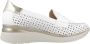 Pitillos Elegante Picados Loafers voor Vrouwen White Dames - Thumbnail 2