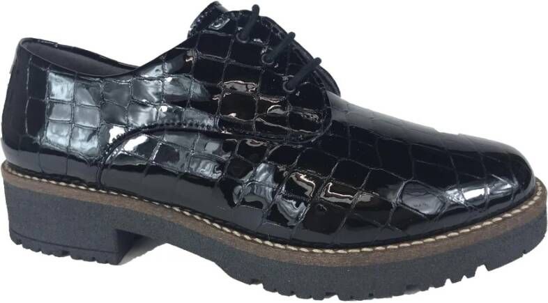 Pitillos Elegante Veterschoenen Black Dames