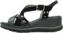 Pitillos Flat Sandals Black Dames - Thumbnail 1