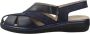 Pitillos Gesloten-Teen Platte Sandalen Blue Dames - Thumbnail 1