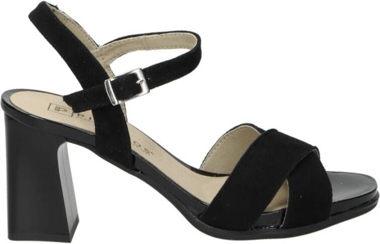 Pitillos Elegante High Heel Sandalen Black Dames