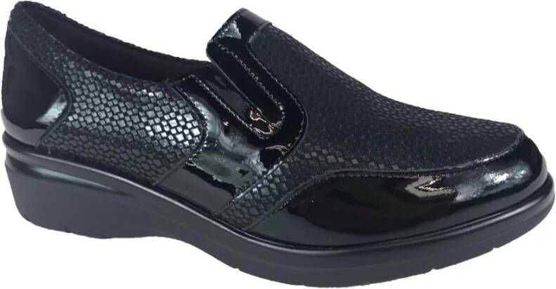 Pitillos Moderne Business Flats Black Dames