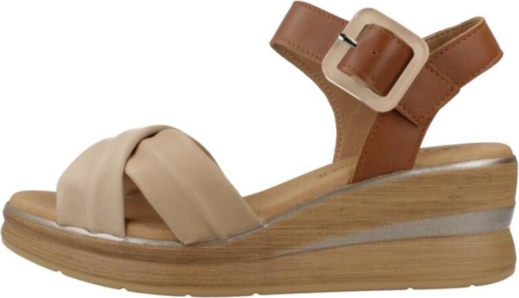 Pitillos Wedges Brown Dames