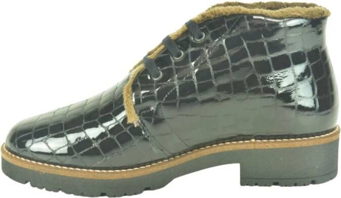 Pitillos Zwart croco lace Bott N.+boordje