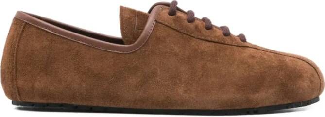 Plan C Bruine Suède Veterschoenen