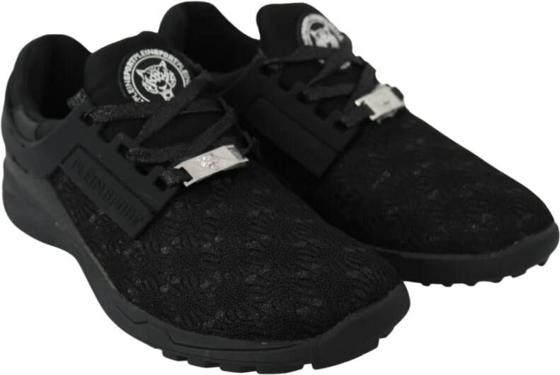 Plein Sport Zwarte Polyester Runner Beth Sport Sneakers Black Dames - Foto 2