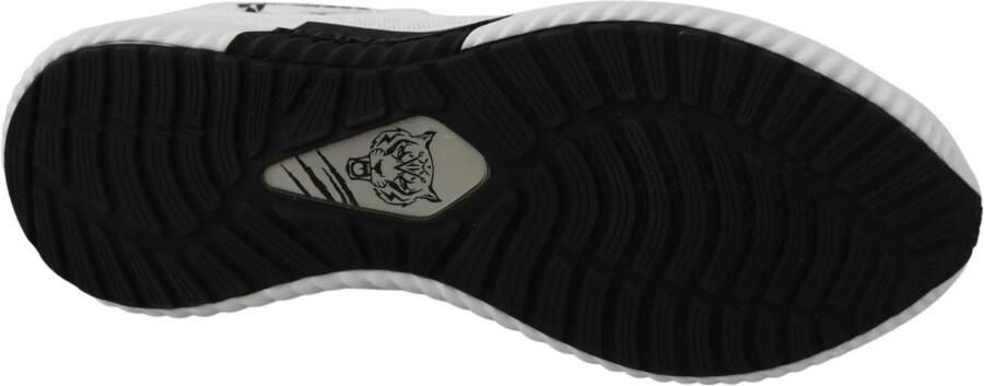 Plein Sport Authentic White Polyester Adrian Sneakers Shoes Wit Heren - Foto 4