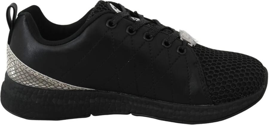 Philipp Plein Casual sneakers met gewatteerd patroon en sleehakken Zwart - Foto 4