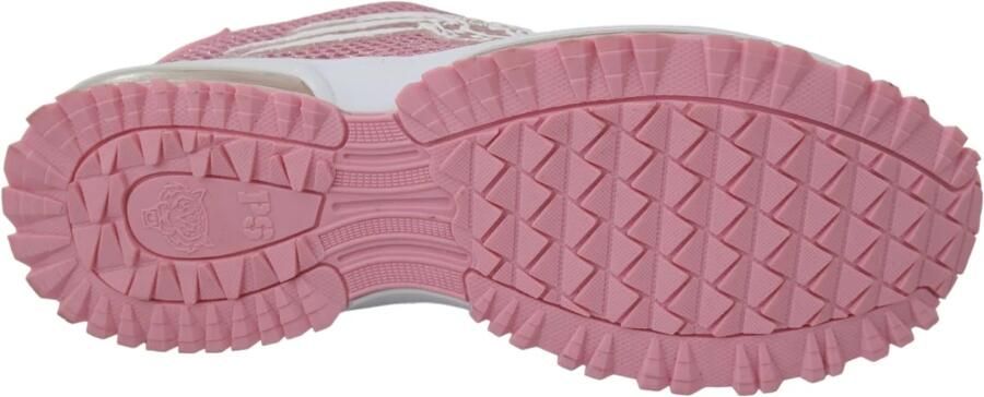 Plein Sport Chique Poederroze High-Craft Sneakers Pink Dames - Foto 3