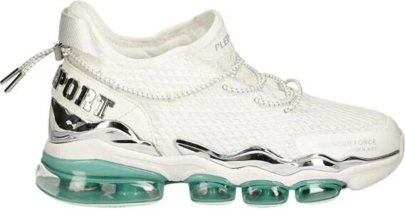 Plein Sport Sneakers laag 'Runner' zilvergrijs zilver wit - Foto 10